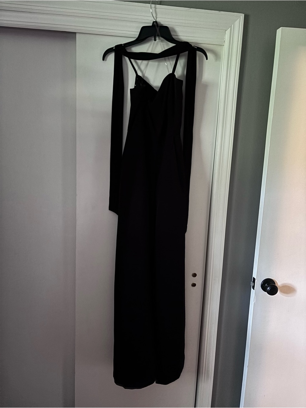 Nine West Black Strap Jumpsuit with waist band